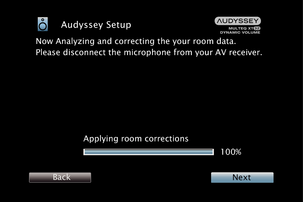 GUI AudysseySetup13 MultEQ XT32